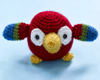 PATRON GRATIS LORO AMIGURUMI