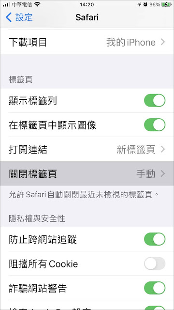 iPhone設定Safari自動關閉標籤頁，讓Safari自動關閉分頁的優點和方法