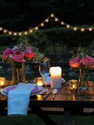 Creating your own backyard date night ~ Roses and Rain Boots