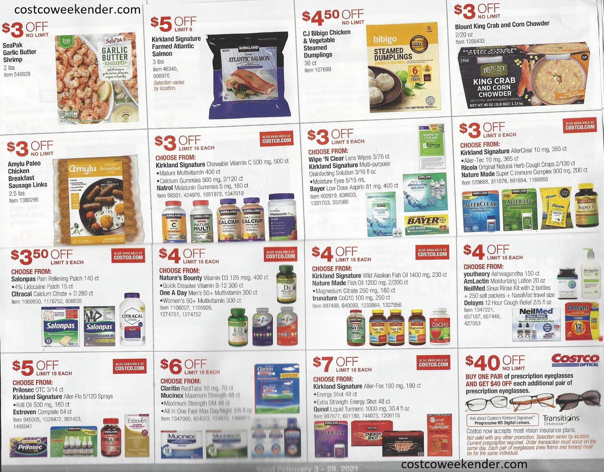 February 2021 Costco Coupon Book Costco Weekender