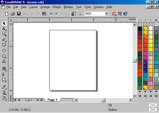 CorelDRAW Versi 9.0 (1999) Sejarah CorelDRAW - CorelDRAW Versi 9.0 (1999)