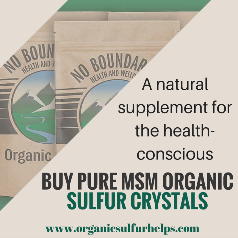Pure Organic Sulfur Crystals Do Your Research Before Buying Pure MSM