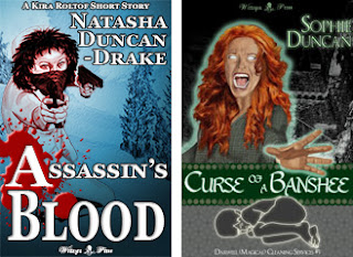 Assassin's Blood by Natasha Duncan-Drake and Curse of A Banshee by Sophie Duncan