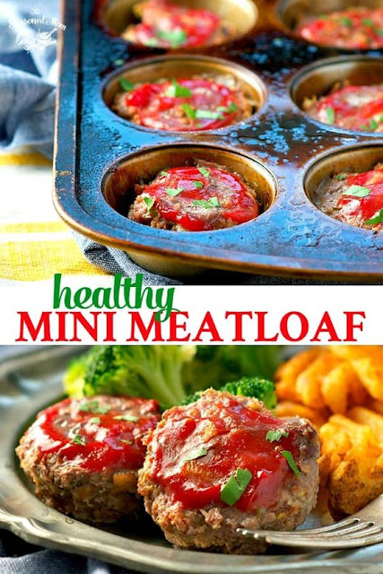 Healthy Mini Meatloaf - Food Favorie