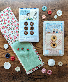 Button Card Needlebook Tutorial by Heidi Staples of Fabric Mutt