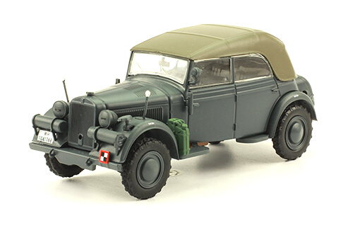 KFZ. 21 TYP 901 CABRIO 1:43, coches militares de la segunda guerra mundial