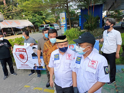 DPRD Kota Tangerang Salurkan Kantung Jenazah Ke RSUD Kota Tangerang