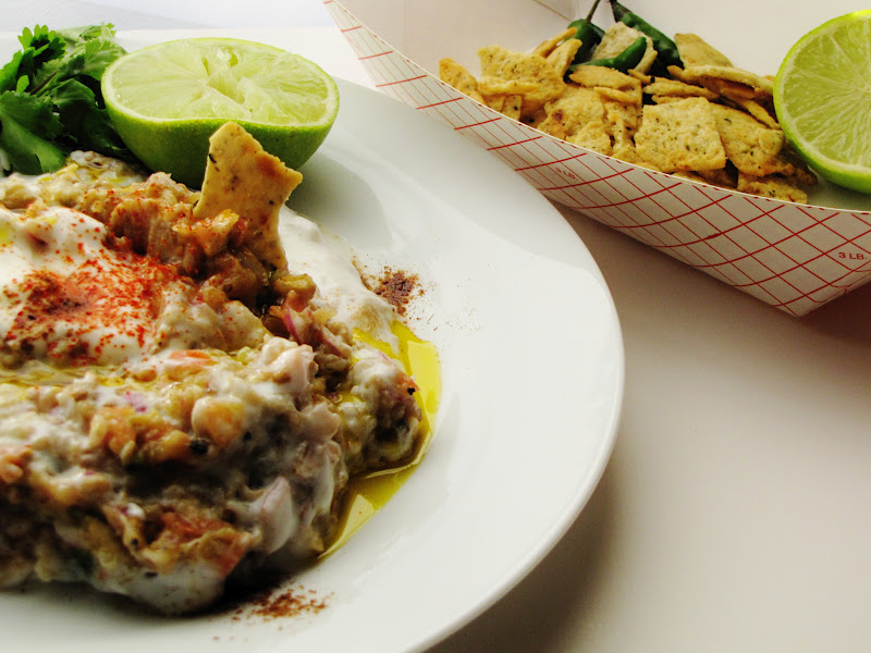 themustardseed...... Roasted eggplant raita