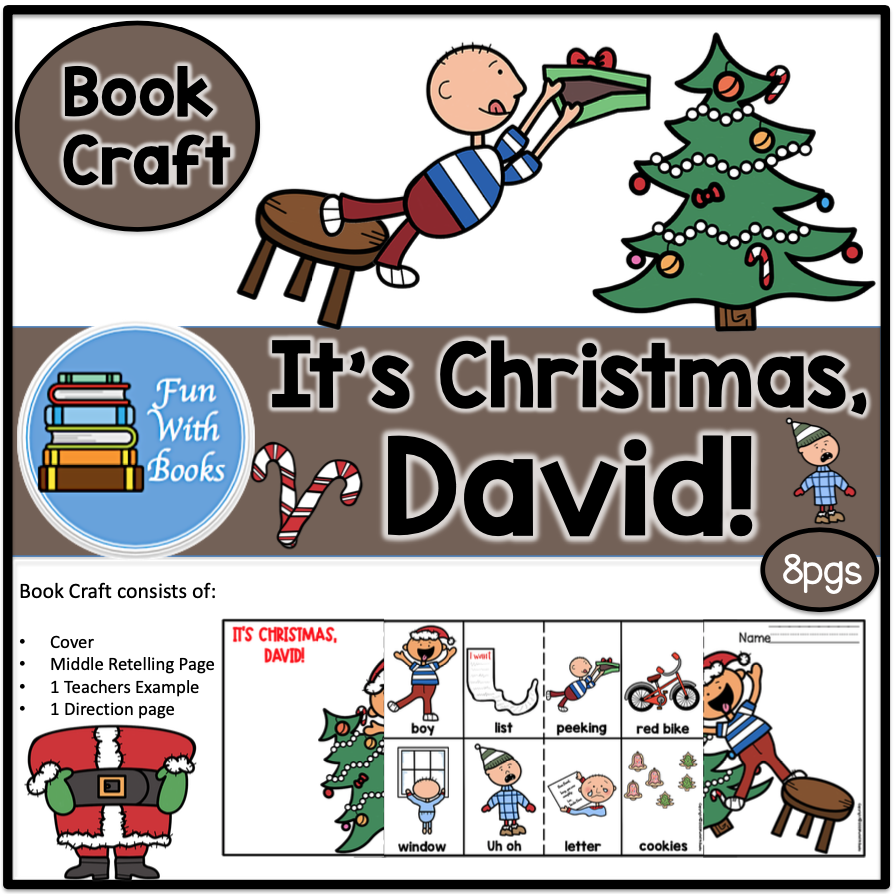 IT'S CHRISTMAS, DAVID! BOOK CRAFT Book Units by Lynn