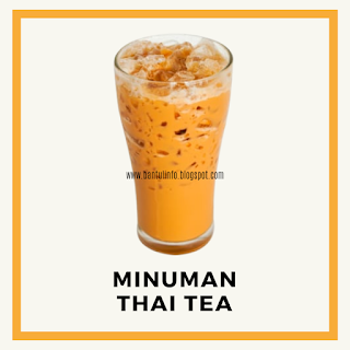 warna minuman thai tea