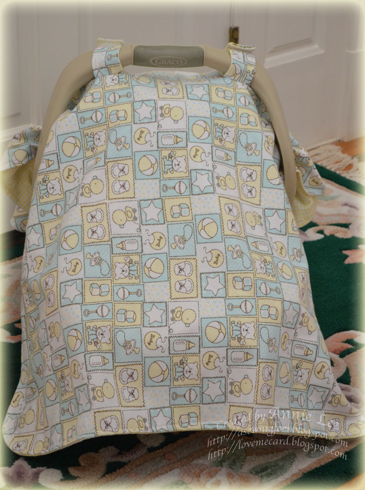 A Sewing Fool Infant Carrier Cover