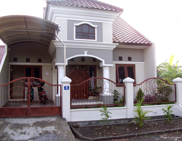 Model rumah minimalis 2 lantai tampak depan