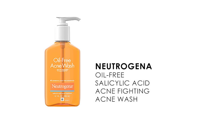 Neutrogena Oil-Free Salicylic Acid Acne Fighting Acne Wash | Best Products to deal with Acne-Prone Skin | NeoStopZone