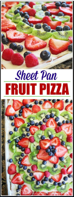 Sheet Pan Fruit Pizza