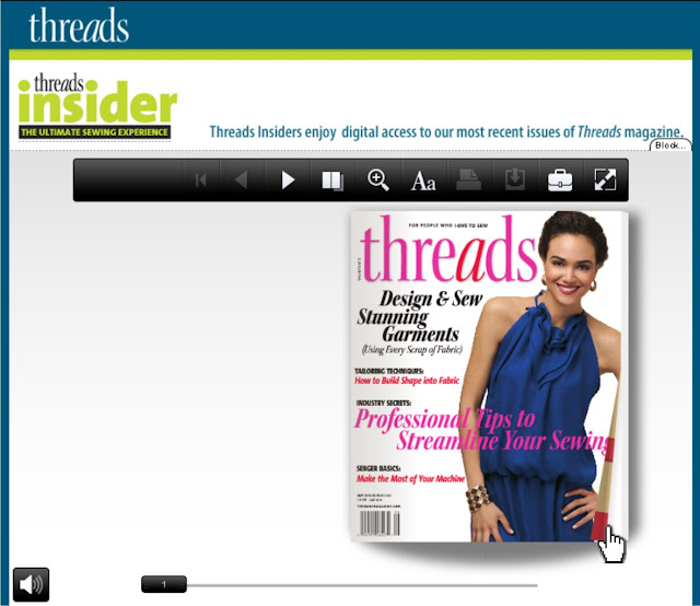 Sew, incidentally... Threads Insider, Part 2 Coming Soon (From