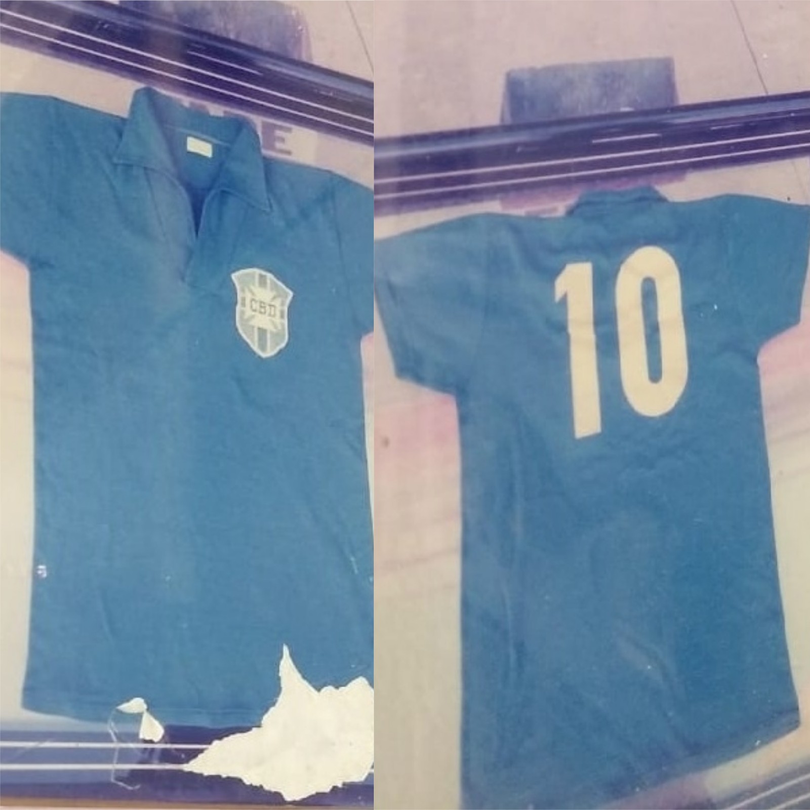 Camisa de Pelé na final da Copa de 1958 salvou museu em Alagoas Show de Camisas Camisa de Pelé na final da Copa de 1958 salvou museu em Alagoas Show de Camisas