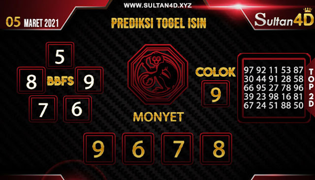 PREDIKSI TOGEL ISIN SULTAN4D 05 MARET 2021 PREDIKSI TOGEL ISIN SULTAN4D 05 MARET 2021