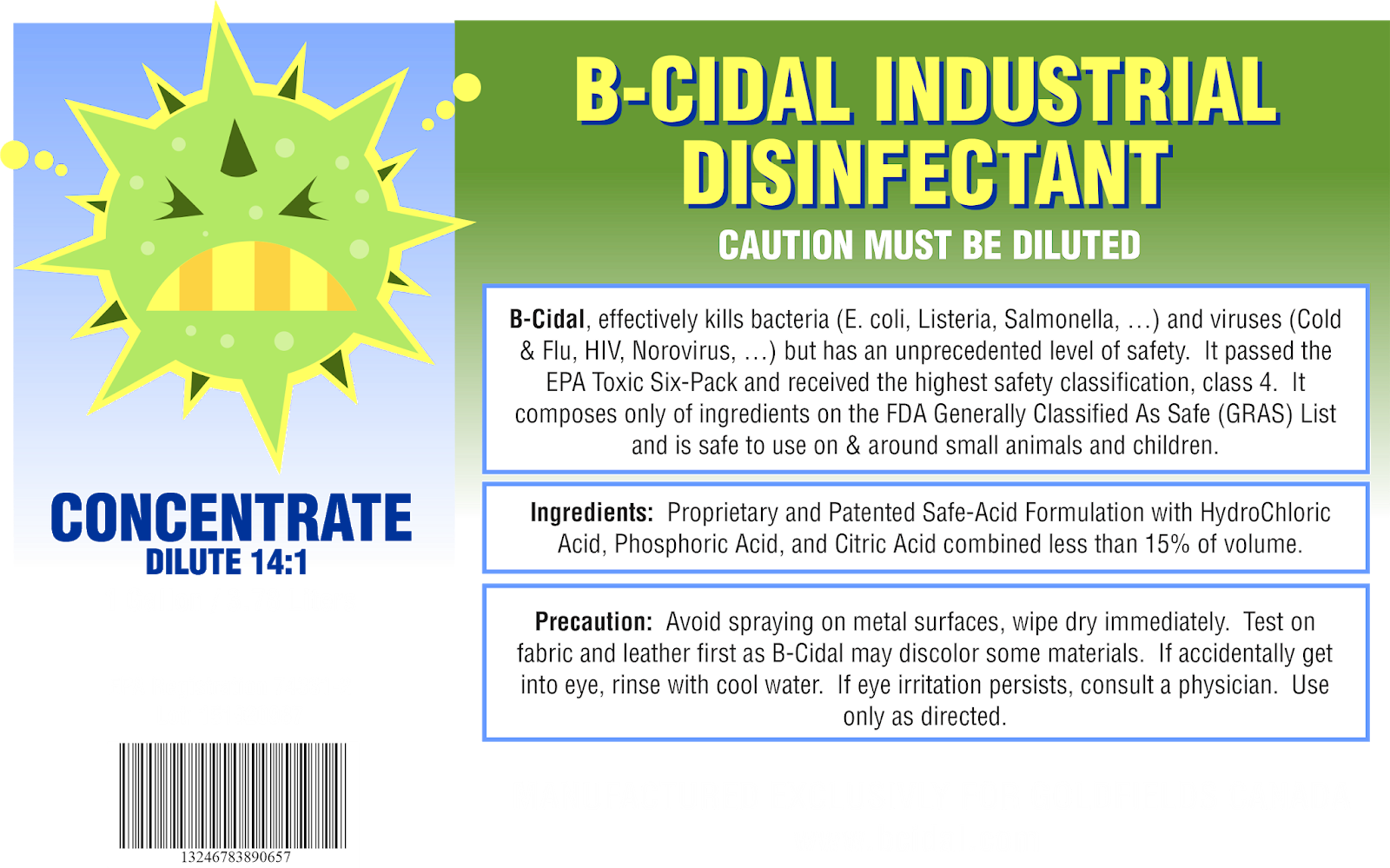 INGREDIENTS AND PRECAUTION