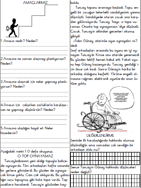 Eğitimhane 3 Sınıf Kazanım Değerlendirme Formu - Leftwings