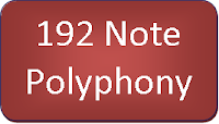 Yamaha 192-note polyphony sign