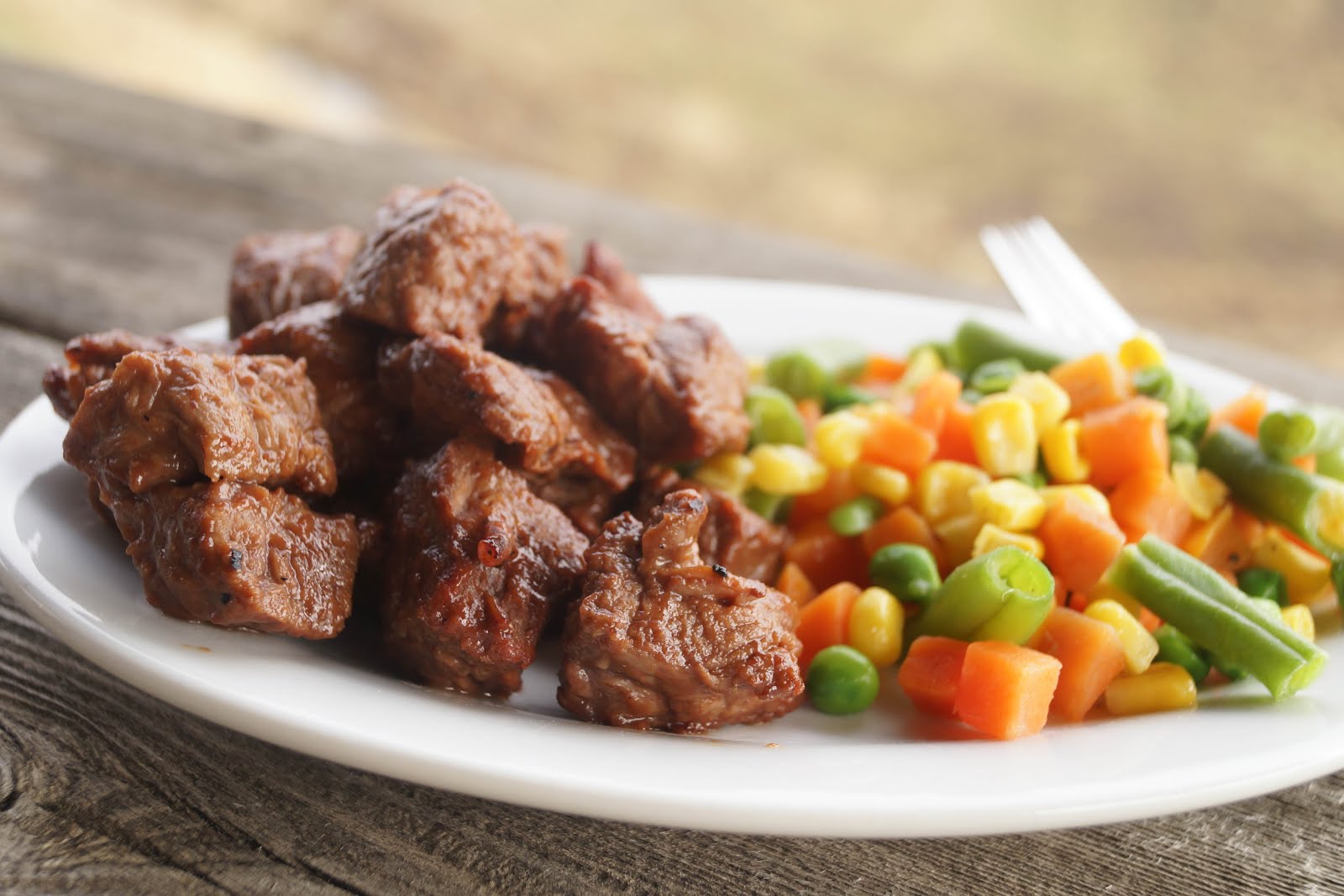 In the Kitchen with Jenny Marinated Steak Bites