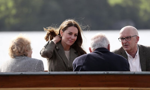 The Duchess of Cambridge visited the RAF Training Centre in Windermere