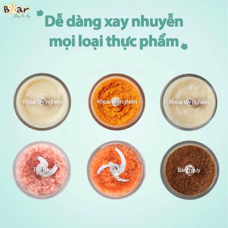 Máy xay thực phẩm Bear QSJ-B01P1 - Blue 28 may xay an dam bear qsj b01p1 12