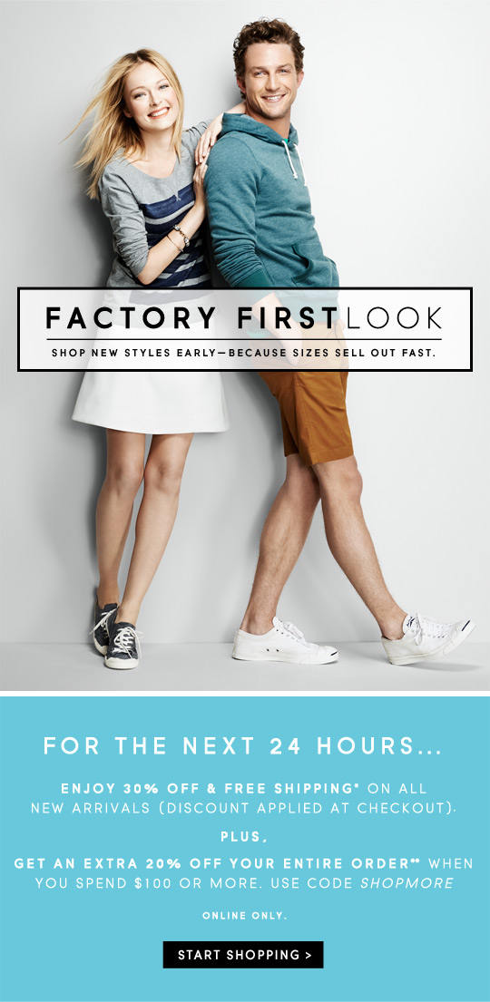 J.Crew Aficionada J.Crew Factory Exclusive Early Access Shop new