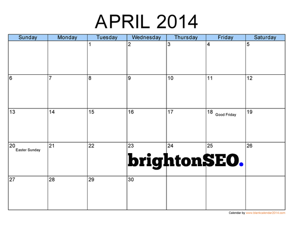 BrightonSEO 2014 Timetable