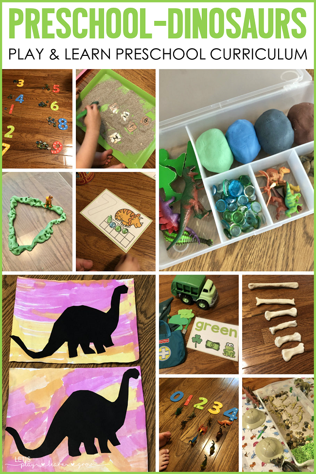 dinosaur physical activities