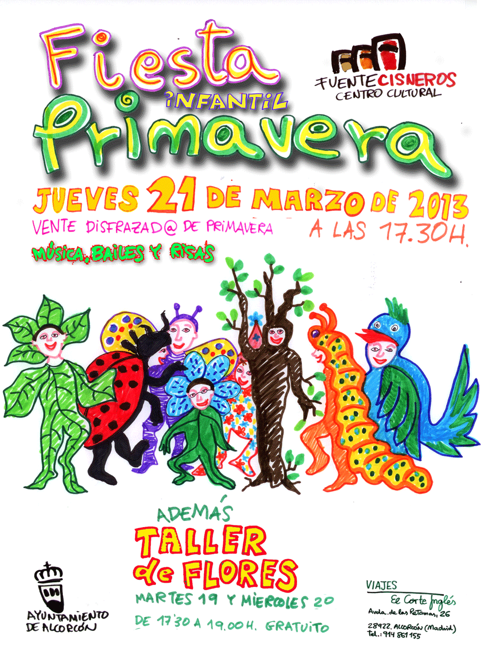 FIESTA INFANTIL DE PRIMAVERA EN FUENTE CISNEROS CENTRO CULTURAL FuenteCisneros FIESTA INFANTIL DE PRIMAVERA EN FUENTE CISNEROS CENTRO CULTURAL FuenteCisneros