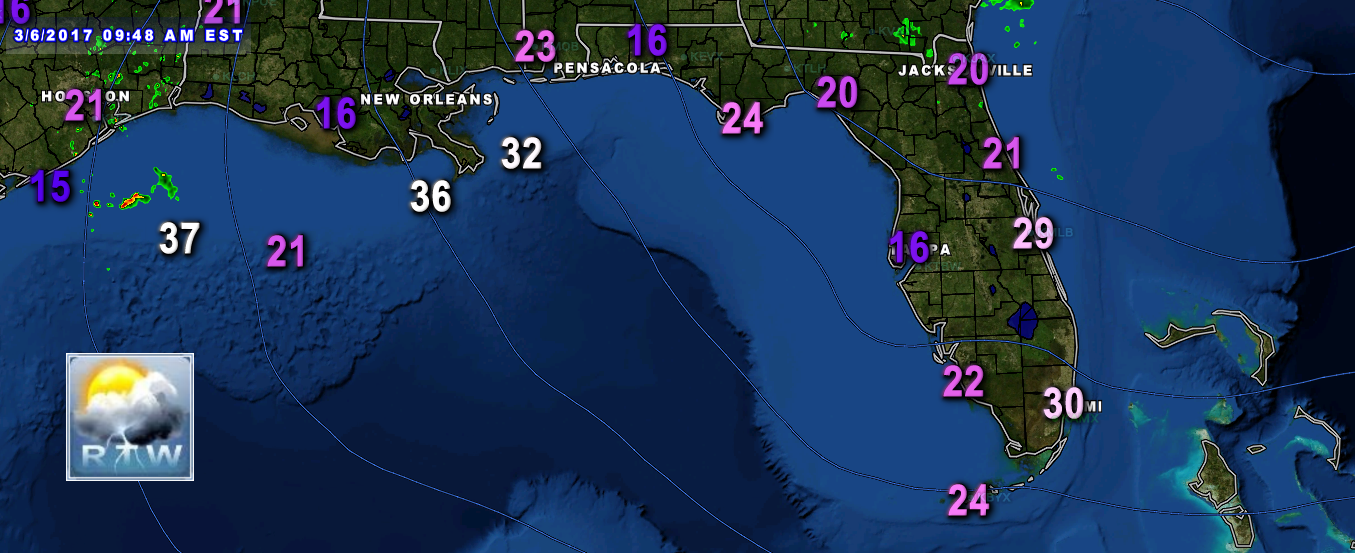 Ralph's Tropical WeatherRTW ANOTHER WINDY DAY IN SOUTH FLORIDA
