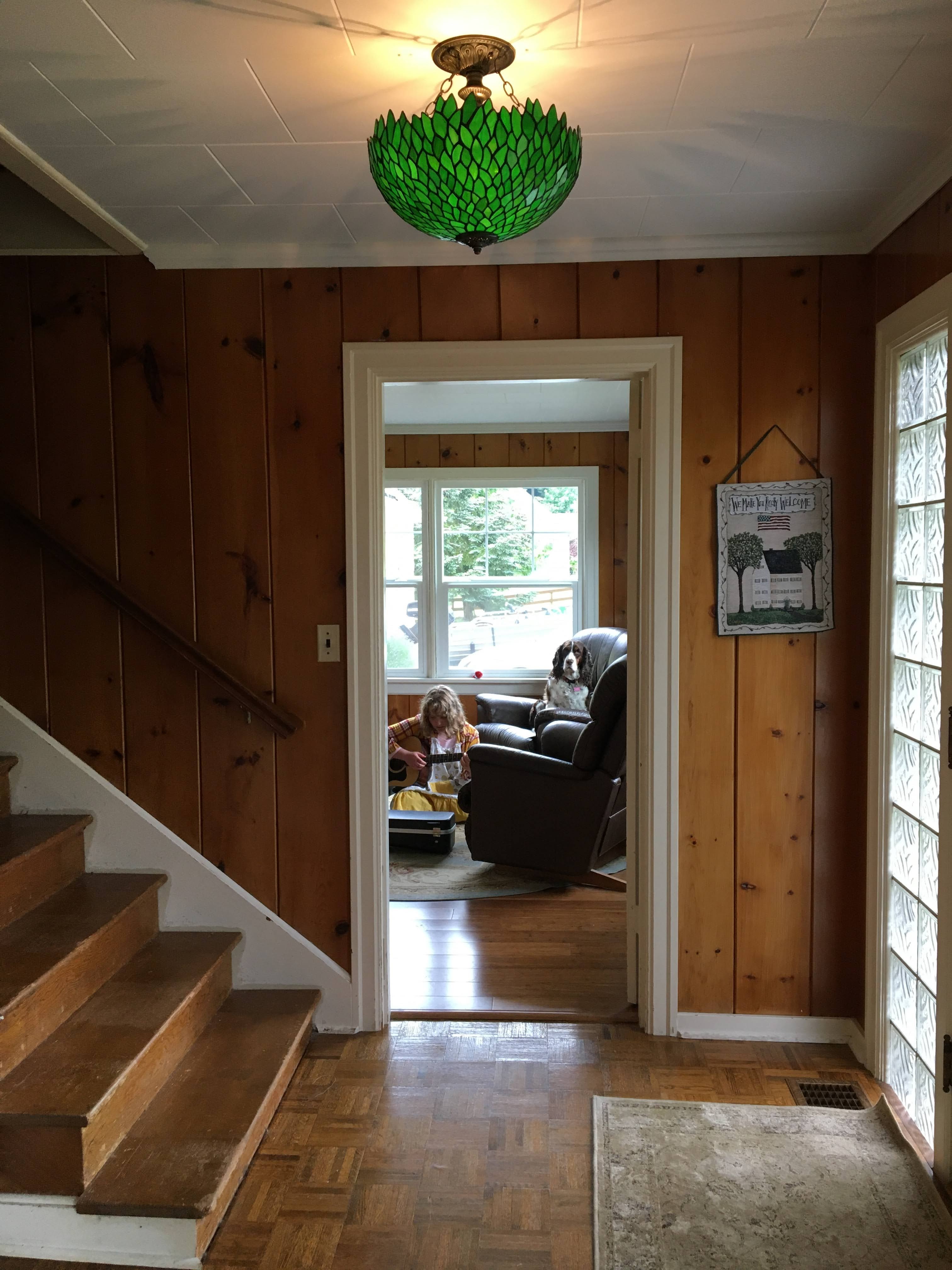 Replacing Our Formal Entry Ceiling Light