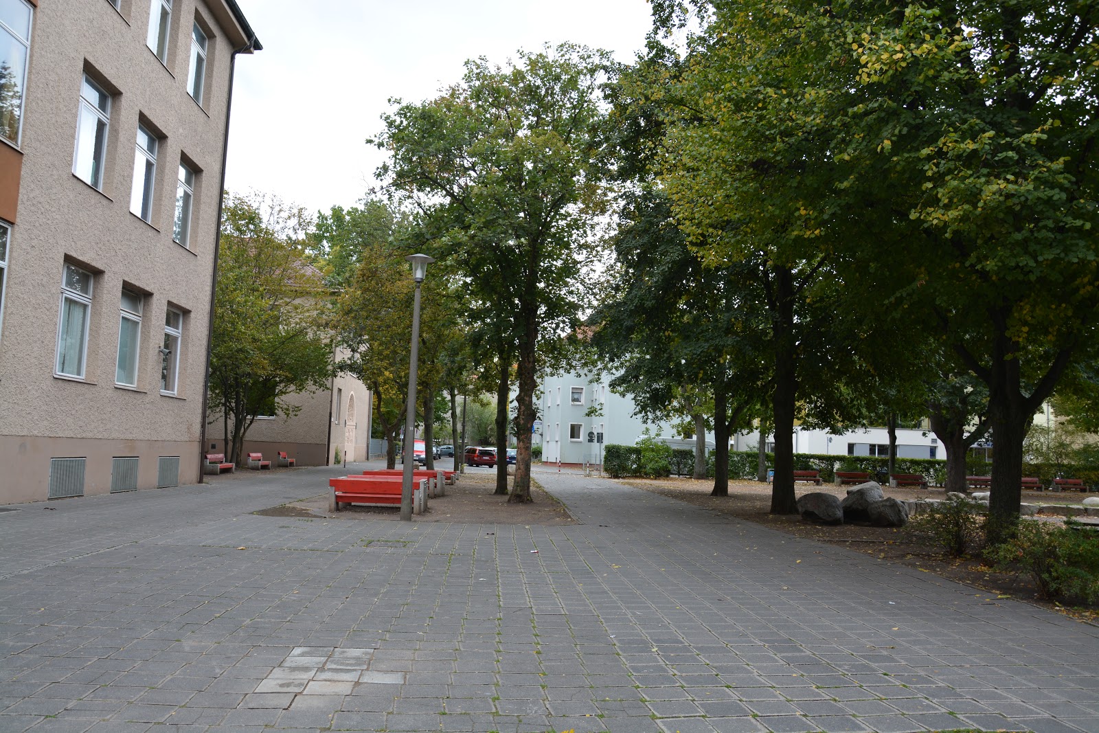 Nürnberginfo: Herschelplatz mit Mittelschule