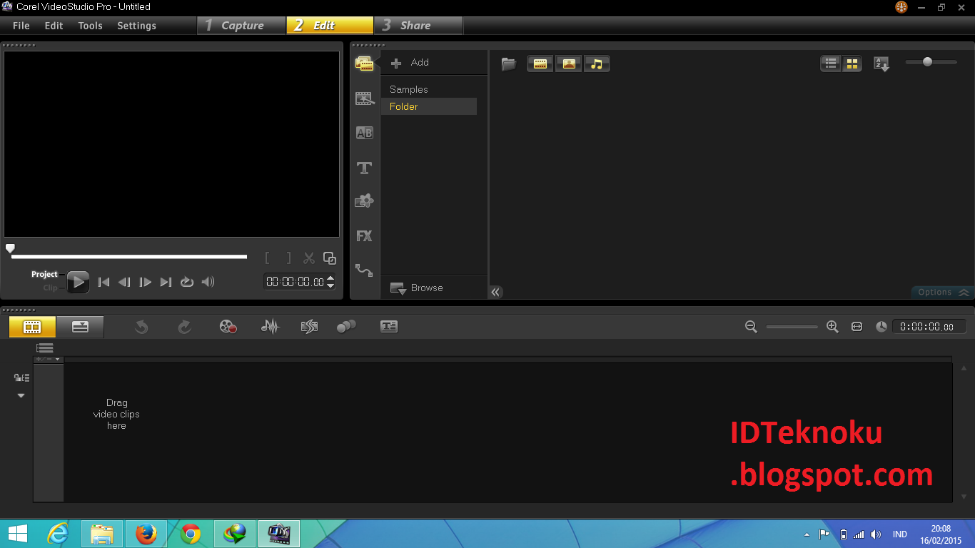 Corel Video Studio Pro X6 Simple Editing Video 