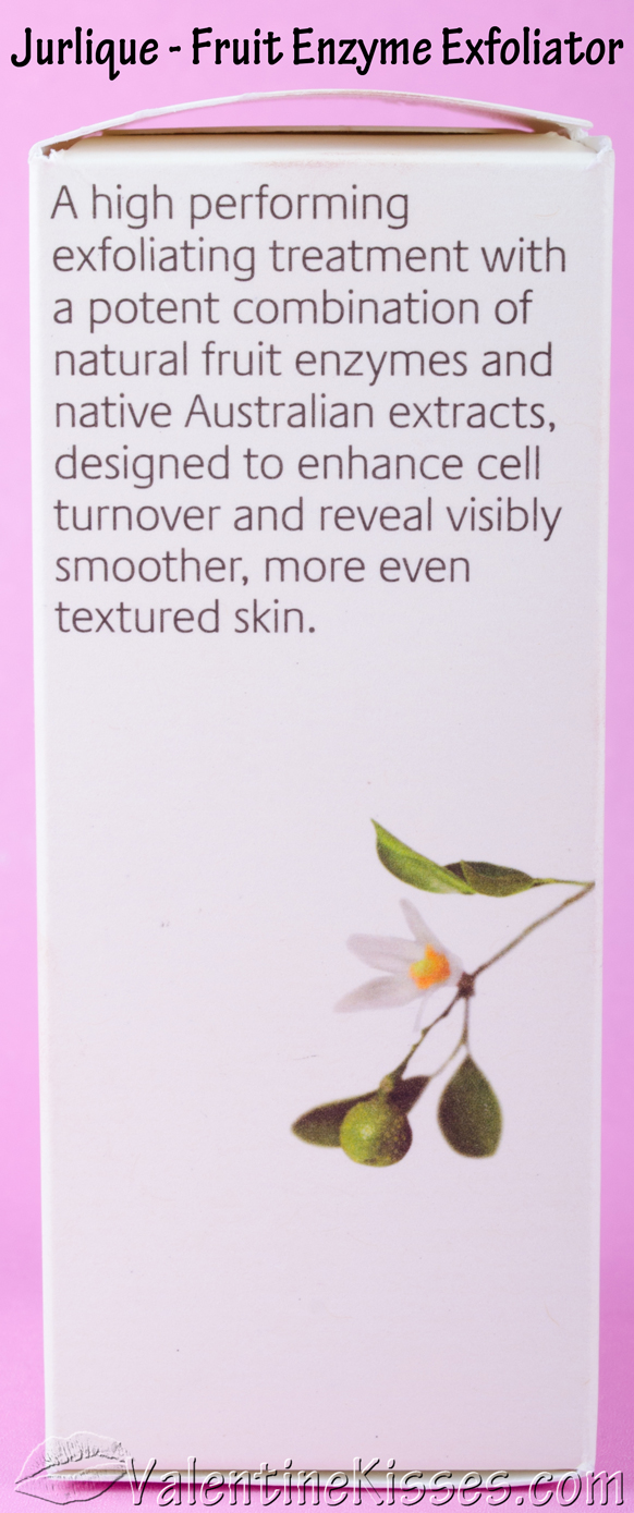 Valentine Kisses Jurlique Fruit Enzyme Exfoliator pics, swatches, review