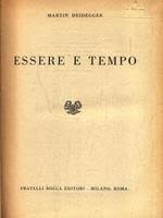 ESSERE E TEMPO