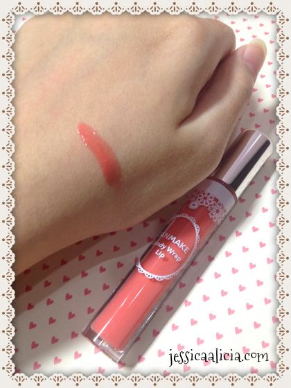 Review & Swatch : Canmake Candy Wrap Lip #02 Navel Drop by Jessica Alicia