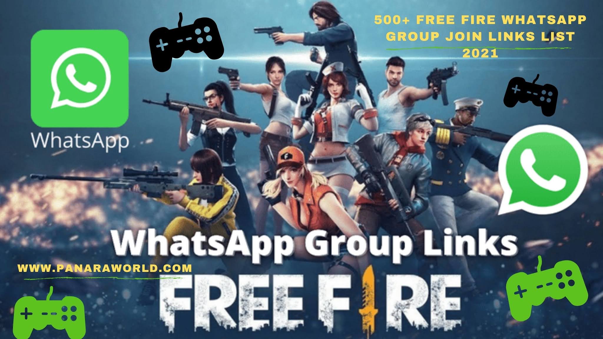 Free Fire Whatsapp Group Join Links List 2021