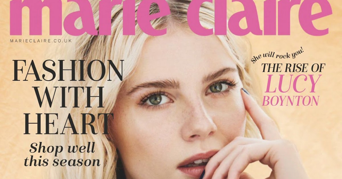 Lucy Boynton – Marie Claire UK November 2019 Issue