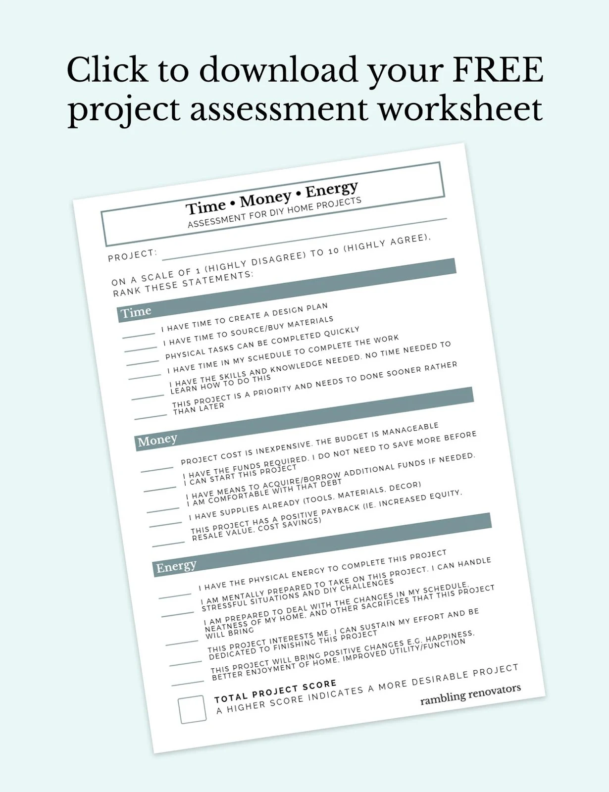 how to decorate, diy home project assessment, project assessment checklist