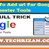 Add url For Google | Google Submit Sites