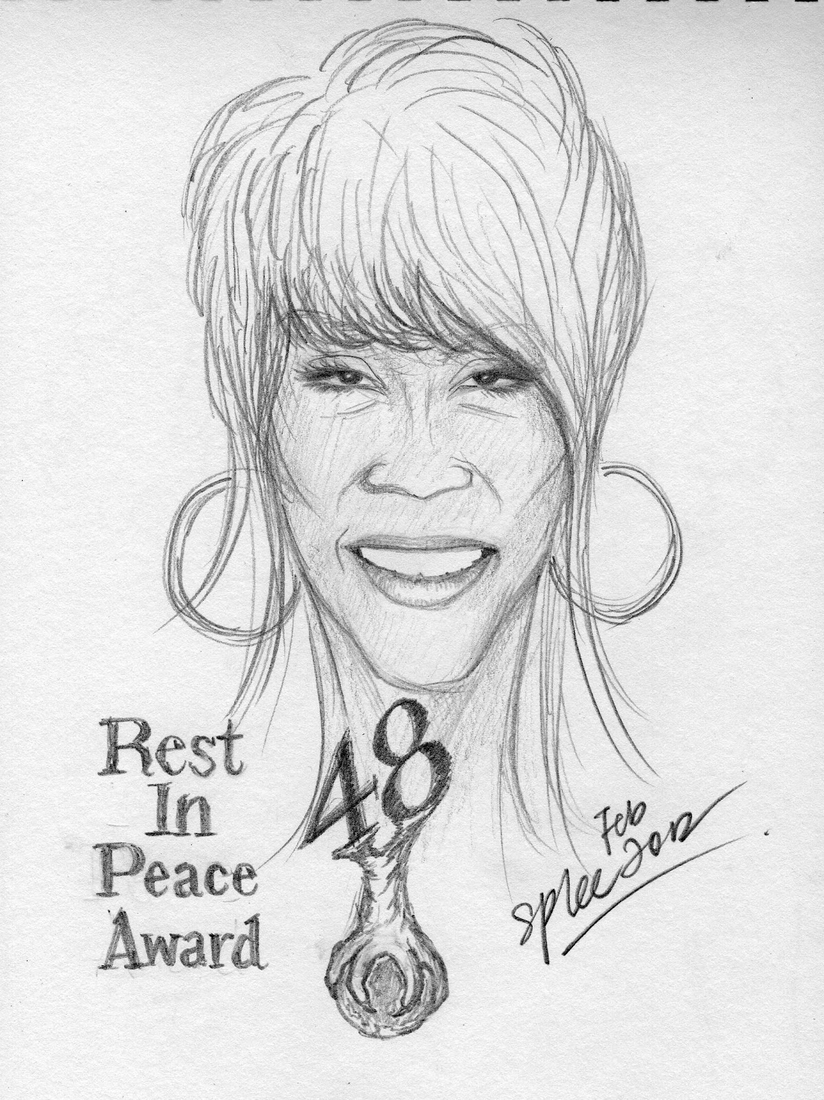 Life is Fun - Sketch It: A Caricature Tribute to Whitney Houston