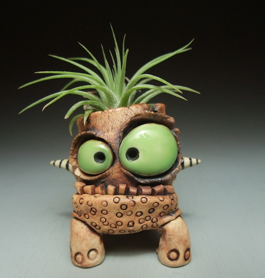 James DeRosso's ceramic monsters