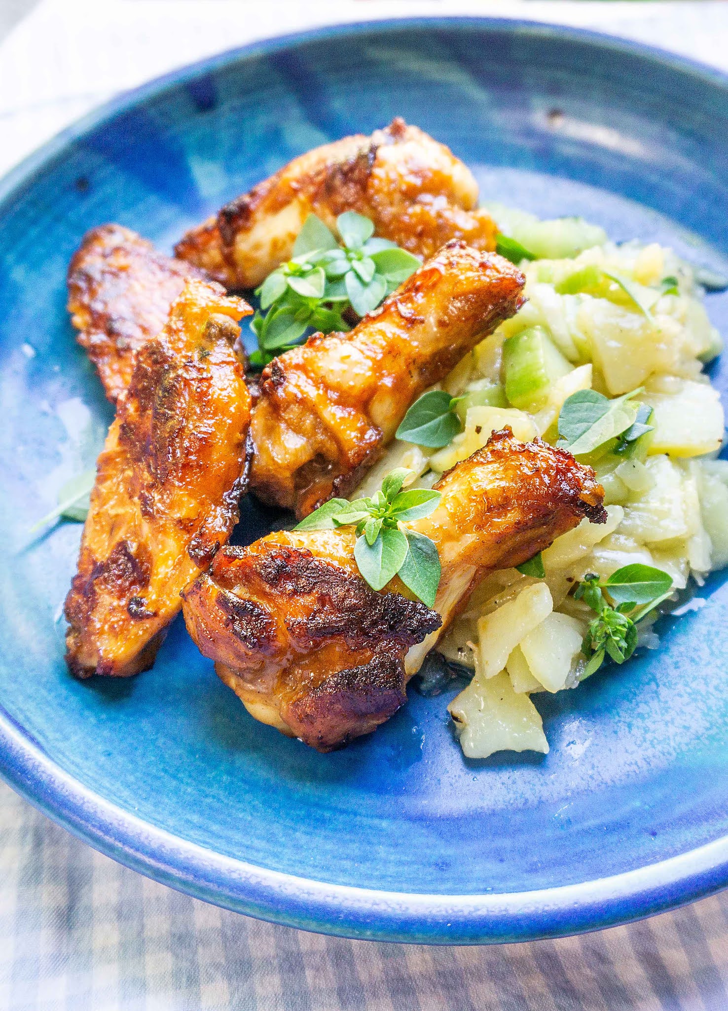 stuttgartcooking CHICKEN WINGS mit einem mediterran angehauchten