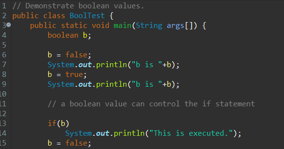 Booleans in Java