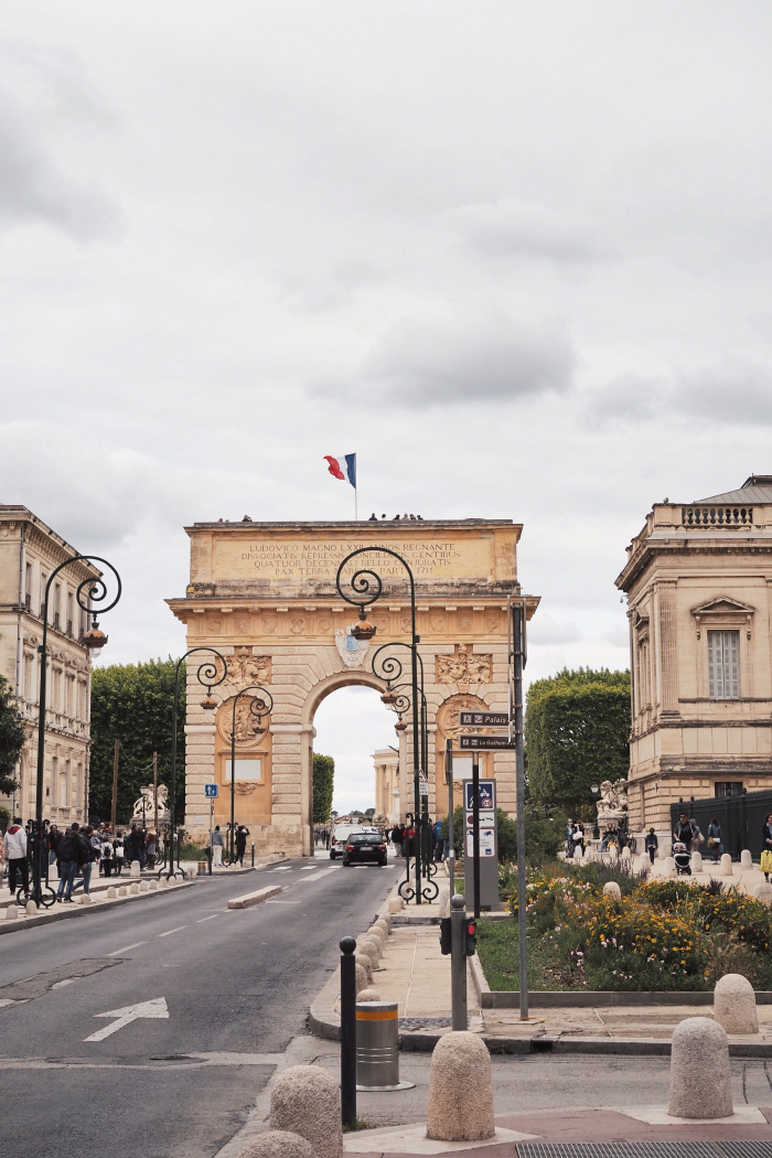 L'arc de triomphe de Montpellier