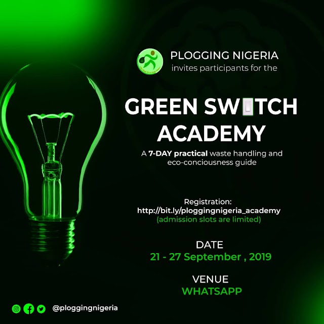 PLOGGING NIGERIA ORGANIZES GREEN ACADEMY 