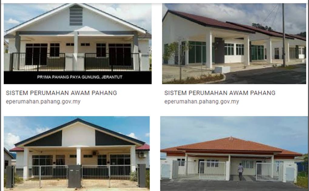 Borang Prima Pahang / Kelayakan jenis rumah yang dipilih adalah