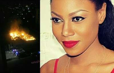 Yvonne Nelson's cause of Vienna City night club fire at Accra Circle